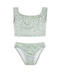 Ditsy Dream Off Shoulder Cap Sleeve Swim Set